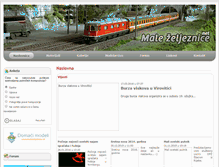 Tablet Screenshot of malezeljeznice.net